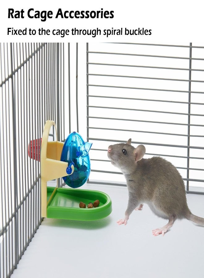 Jevnd Rat Enrichment Toys, Interactive Foraging Toys For Rats, Intelligence Growth Rat Enrichment Puzzle Games, Treat Dispensing Slow Feeder for Rats Cage Toy, Bird Foraging Toy for Parakeet Conure (1Pcs) - Image 5